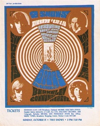 The Doors Original Concert Handbill
Original Vintage Handbill
Berkeley Community Theater