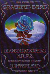 Grateful Dead The Blue Rose Original Concert Handbill