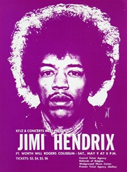 Jimi Hendrix Original Concert Handbill