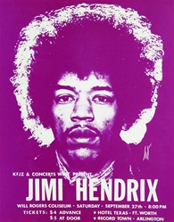 Jimi Hendrix Original Concert Handbill