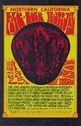 Folk Rock Festival At Santa Clara County Fairgrounds Original Concert Handbill
Vintage Rock Poster
Jimi Hendrix