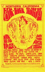 Folk Rock Festival At Santa Clara County Fairgrounds Original Concert Handbill
Vintage Rock Poster
Jimi Hendrix