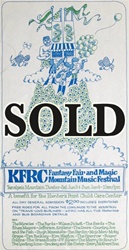 KFRC Fantasy Fair And Magic Mountain Music Festival Original Concert Handbill
Vintage Rock Poster