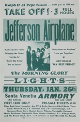 Jefferson Airplane Original Concert Handbill
Vintage Rock Poster