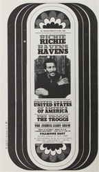 Richie Havens Original Concert Handbill
Fillmore East