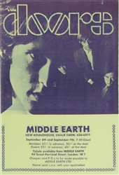 The Doors And Jefferson Airplane Original Concert Handbill
Roundhouse Handbill