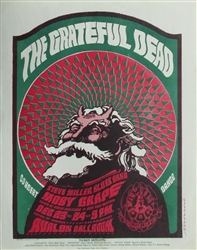 FD 40 Grateful Dead And Moby Grape Original Concert Handbill
Vintage Rock Poster
Avalon Ballroom
