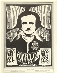 FD 31 Daily Flash And Country Joe And The Fish Original Concert Handbill
Vintage Rock Poster
Mouse and Kelley