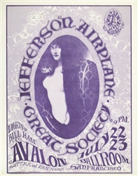 FD 17 Jefferson Airplane And The Great Society Original Concert Handbill
Vintage Rock Poster
Mouse and Kelley