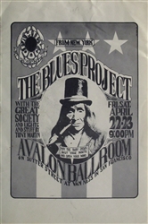 Blues Project And The Great Society Original Concert Handbill
Vintage Rock Poster
Avalon Ballroom
Family Dog Handbill 5-1
FD 5
FD5