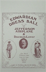 Jefferson Airplane Original Concert Handbill
Vintage Rock Poster
Fillmore Auditorium
Edwardian Ball