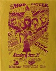 The Mod Hatter Grand Opening Original Concert Handbill
Vintage Rock Handbill
Jefferson Airplane
The Great Society