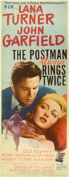 The Postman Always Rings Twice Original US Insert