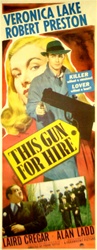 This Gun For Hire Original US Insert