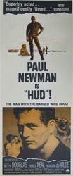 Hud Original US Insert
Vintage Movie Poster
Paul Newman