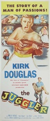 The Juggler Original US Insert
Vintage Movie Poster
Kirk Douglas