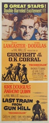 Gunfight at the O.K. Corral/Last Train From Gun Hill Original US Insert