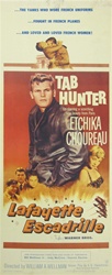 Lafayette Escadrille Original US Insert
Vintage Movie Poster
Tab Hunter