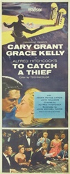 To Catch a Thief Original US Insert
Vintage Movie Poster
Alfred Hitchcock