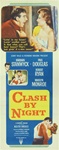 Clash By Night Original US Insert
Vintage Movie Poster
Barbara Stanwyck
Marilyn Monroe
Robert Ryan