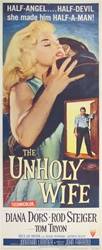 The Unholy Wife Original US Insert
Vintage Movie Poster
Diana Dors