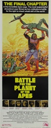 Battle For The Planet Of The Apes Original US Insert
Vintage Movie Poster