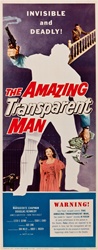 The Amazing Transparent Man Original US Insert
Vintage Movie Poster