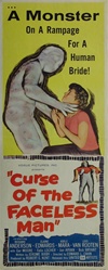 Curse Of The Faceless Man Original US Insert
Vintage Movie Poster