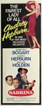 Sabrina Original US Insert
Vintage Movie Poster
Audrey Hepburn