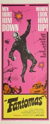 Fantomas Original US Insert
Vintage Movie Poster