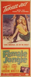 Female Jungle Original US Insert
Vintage Movie Poster
Jayne Mansfield