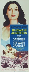 Bhowani Junction Original US Insert
Vintage Movie Poster
Ava Gardner