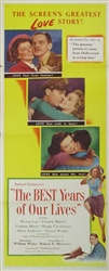The Best Years Of Our Lives Original US Insert
Vintage Movie Poster