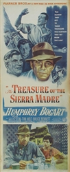 The Treasure of Sierra Madre Original US Insert
Vintage Movie Poster
Humphrey Bogart