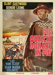 For a Few Dollars More Italian 2 Sheet
Vintage Movie Poster
Clint Eastwood