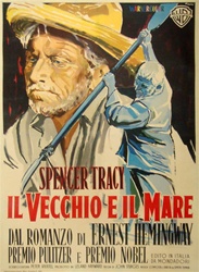 Old Man and the Sea Italian 2 Sheet
Vintage Movie Poster
Spencer Tracy