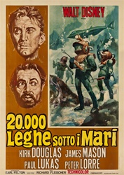 20,0000 Leagues Under The Sea Italian 4 Sheet
Vintage Movie Poster
James Mason