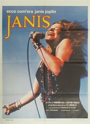 Janis Italian 2 Sheet
Vintage Movie Poster
Janis Joplin