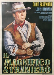 The Magnificent Stranger Original Italian 4 sheet
Vintage Movie Poster
Clint Eastwood