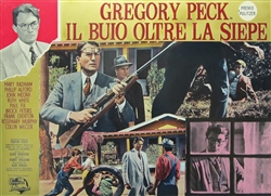 To Kill A Mockingbird Italian Photobusta
Vintage Movie Poster
Gregory Peck