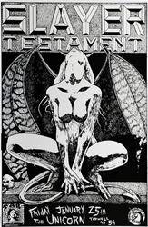 Frank Kozik Slayer Original Concert Poster