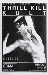 Frank Kozik Thrill Kill Cult Original Concert Poster