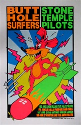 Frank Kozik Butthole Surfers Original Concert Poster