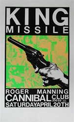 Frank Kozik King Missile Original Concert Poster