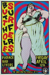 Frank Kozik Butthole Surfers Original Concert Poster