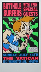 Butthole Surfers Original Concert Poster
Frank Kozik