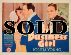 Big Business Girl Original US Lobby Card
