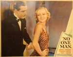 No One Man Original US Lobby Card