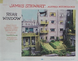 Rear Window Original US Lobby Card Set of 8
Vintage Movie Poster
Alfred Hitchcock