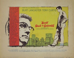 Sweet Smell of Success Original US Lobby Card Set of 8
Vintage Movie Poster
Burt Lancaster Tony Curtis